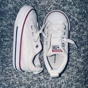 Toddler Size 6 White Converse